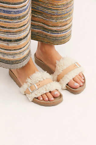 Birkenstock store carmen shearling