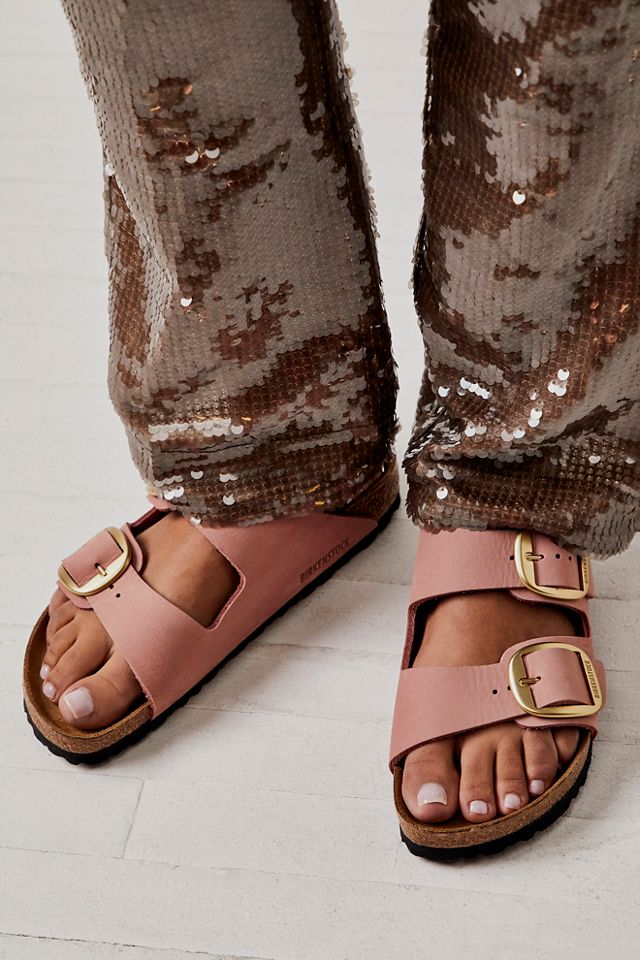 Birkenstock arizona sale metallic stone copper