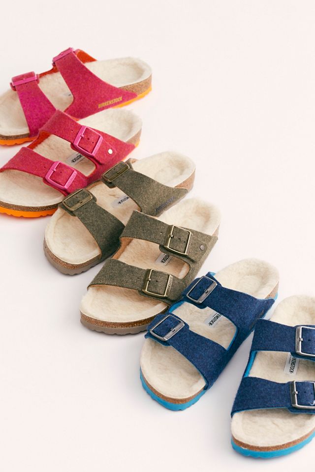 Birkenstock arizona happy online lamb