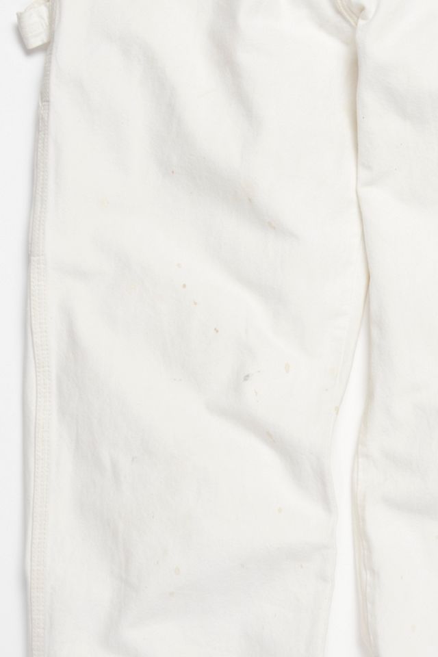 Vintage 1980s White Carpenters Pants | Free People