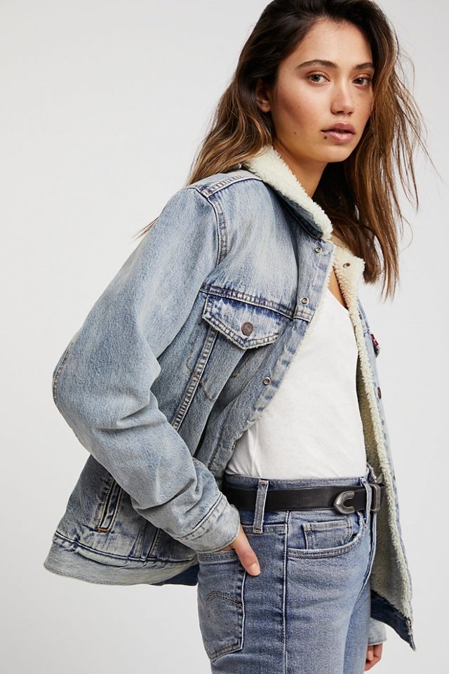 Sherpa Lined Trucker Jacket | Free People