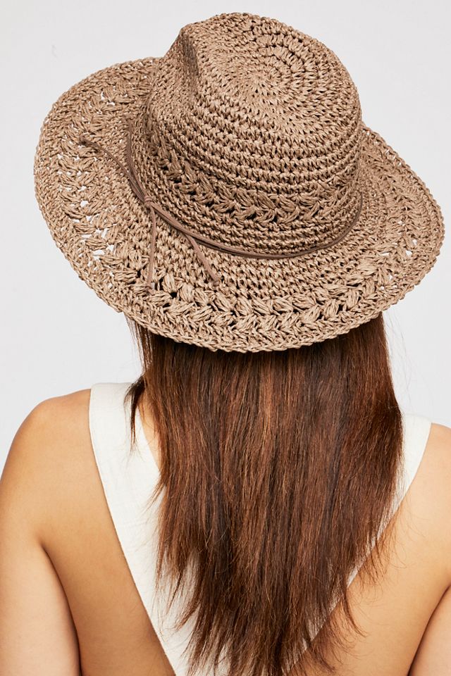 Summerland Crochet Straw Sun Hat #2