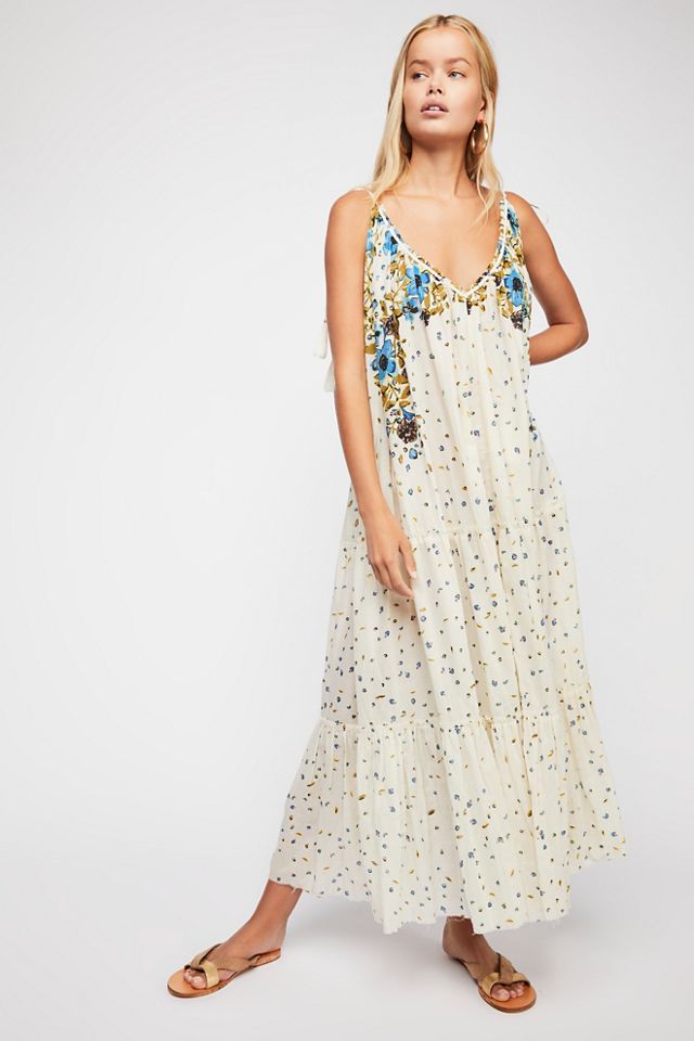 Flower Cascade Maxi Dress | Free People