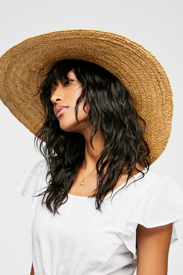 Oceans Edge Raffia Straw Hat #3
