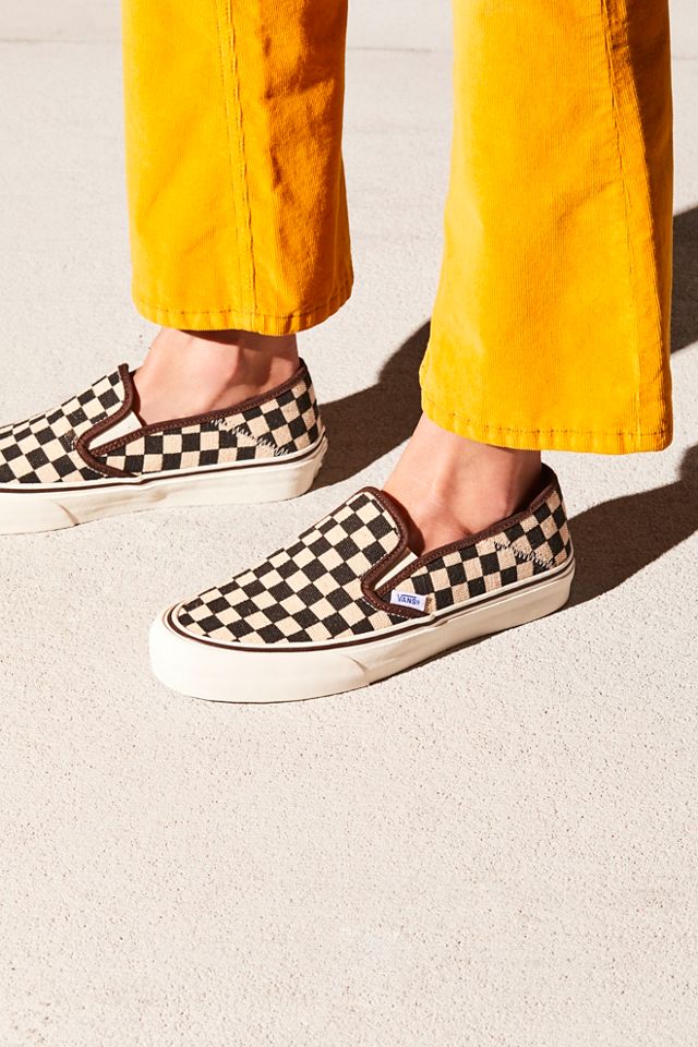 Distressed Checkered Slip On Sneakers Free People