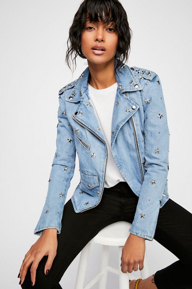 Free people sales studded jacket