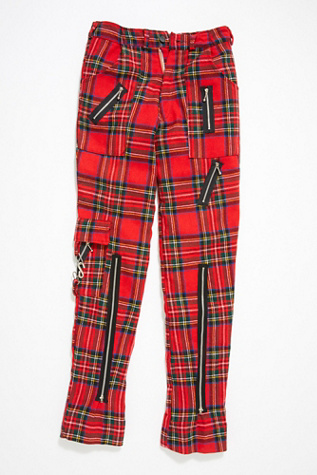 vintage checkered pants