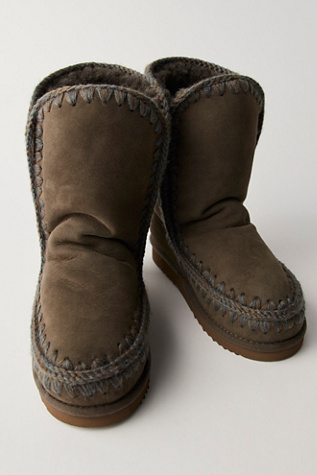 MOU Creston Boots At Free People In Black Olive, Size: EU 38