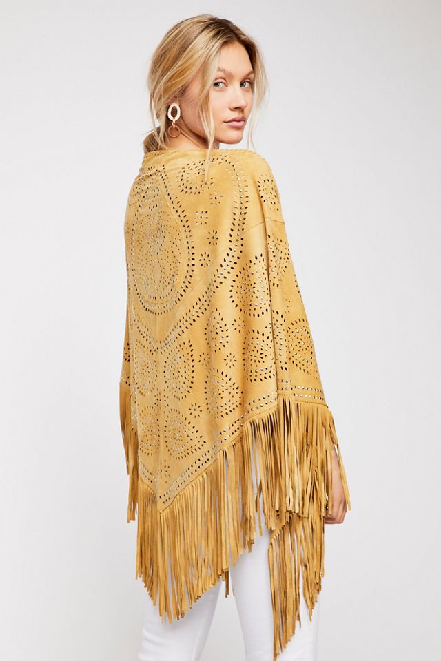 Bad Moon Suede Fringe Wrap #1