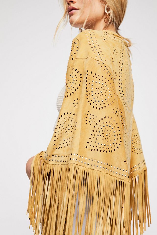 Bad Moon Suede Fringe Wrap #2
