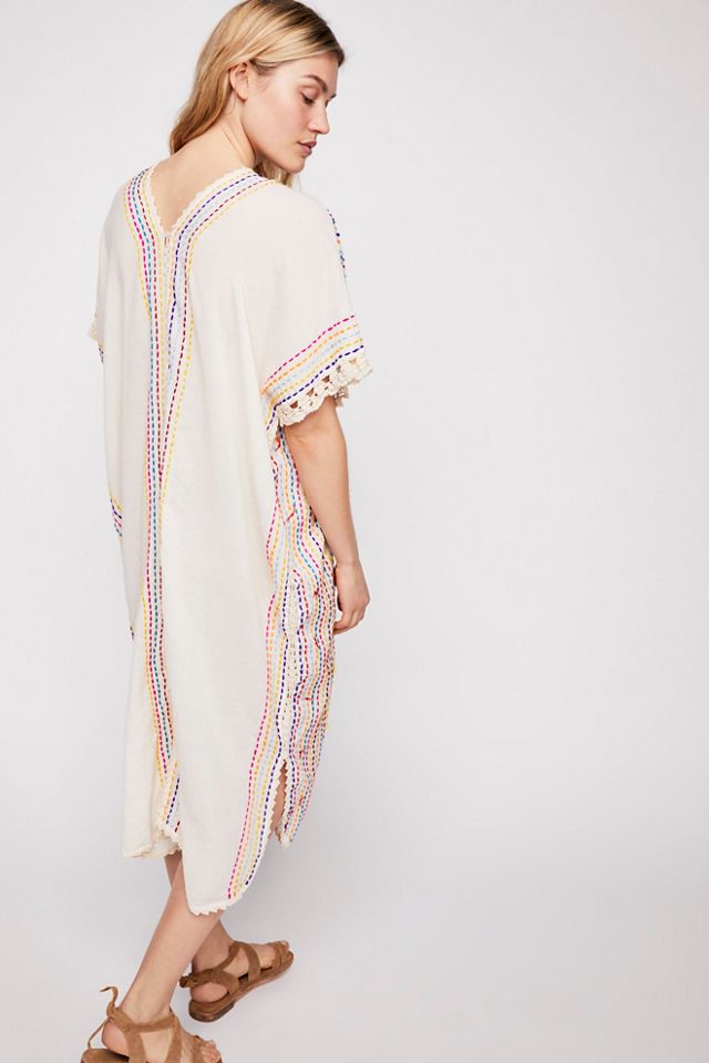 There She Goes Embroidered Kaftan #1