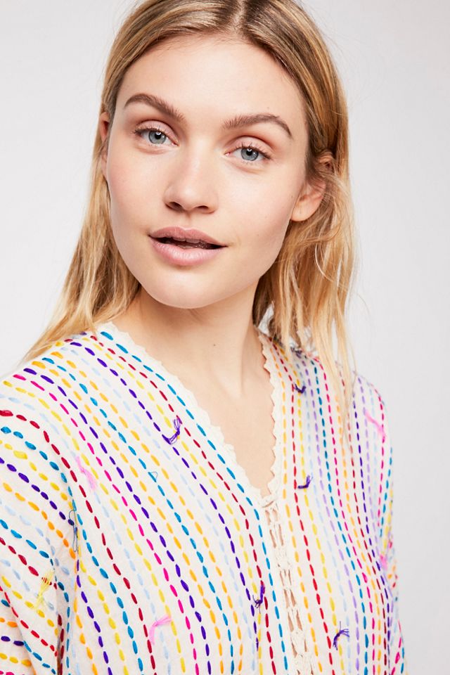 There She Goes Embroidered Kaftan #2