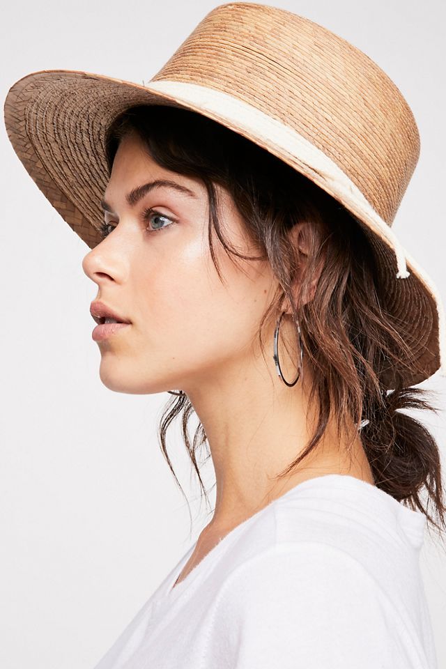 Piazza Straw Bucket Hat #1