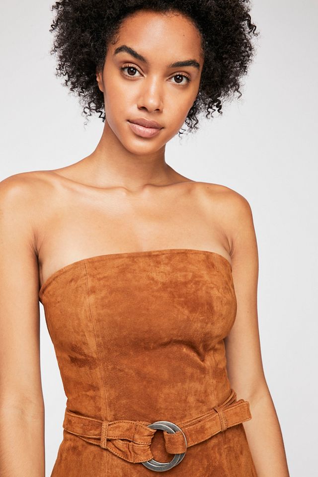 Bet On It Suede Mini Dress | Free People UK