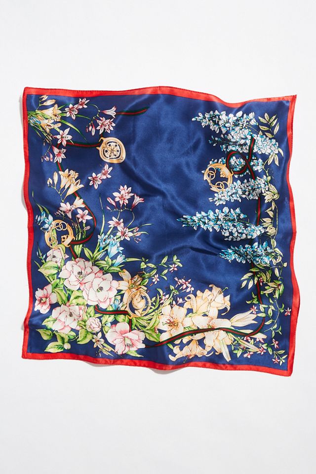 Be Mine Printed Silk Bandana #1