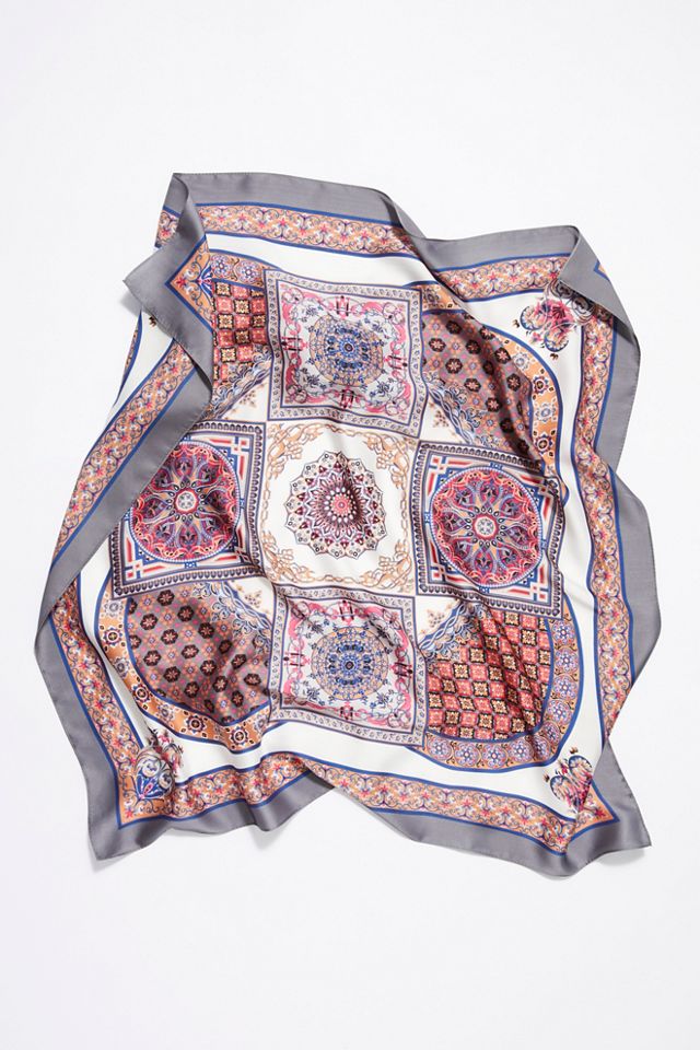 Moroccan Tile Print Bandana #1