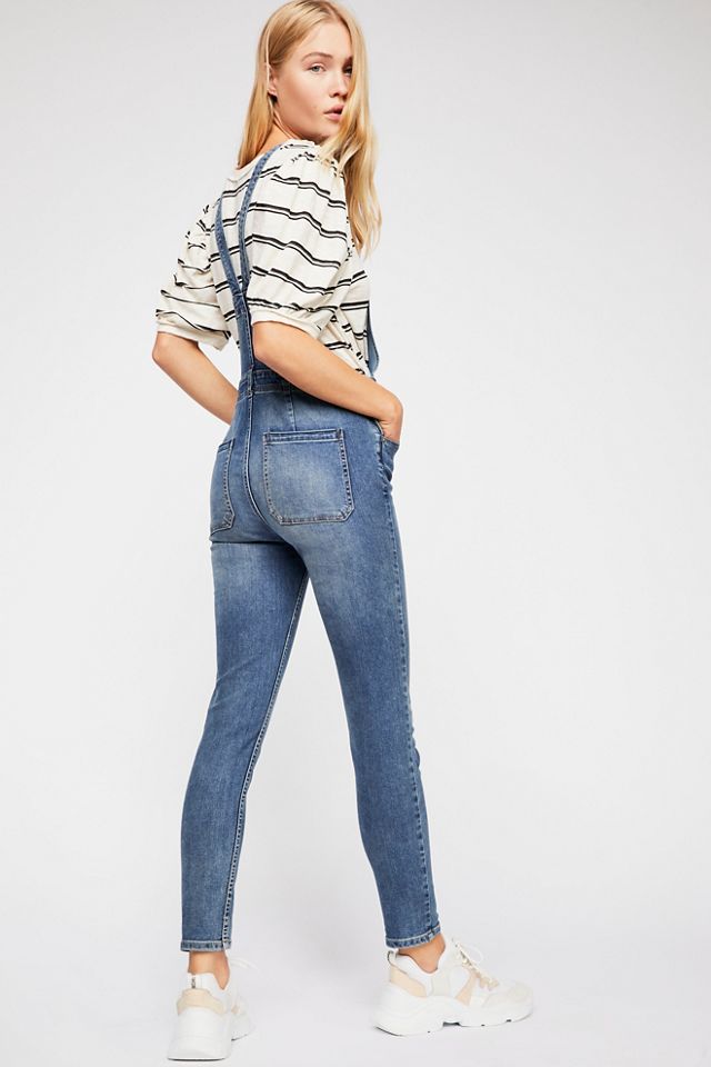 Salopette à chevilles slim en denim  #2
