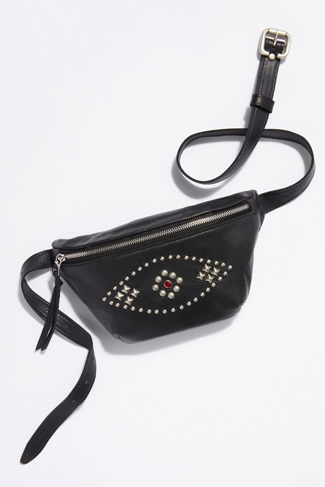 Studded Moto Belt Bag #1