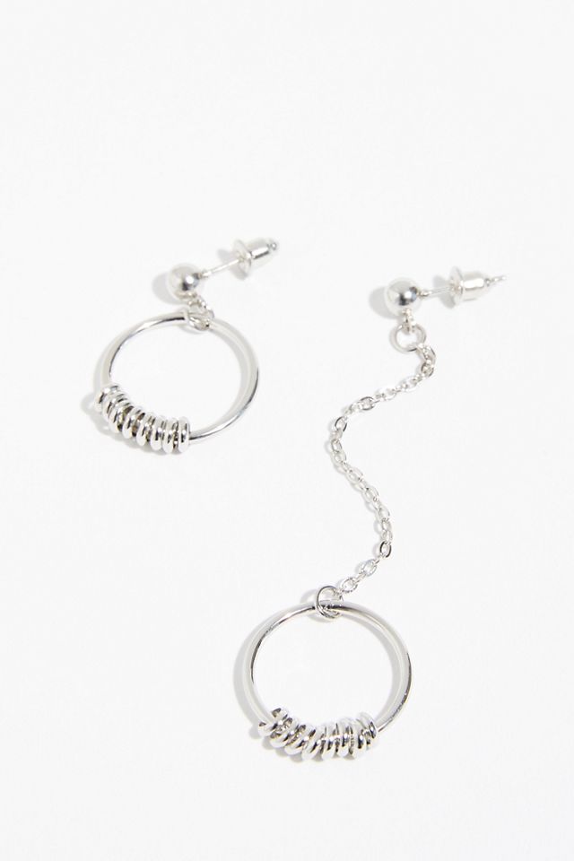 Asymmetrical Hoop Earrings #1