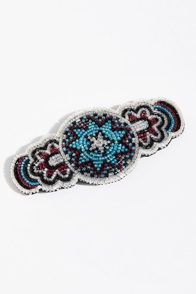 Highlands Beaded Barrette #1