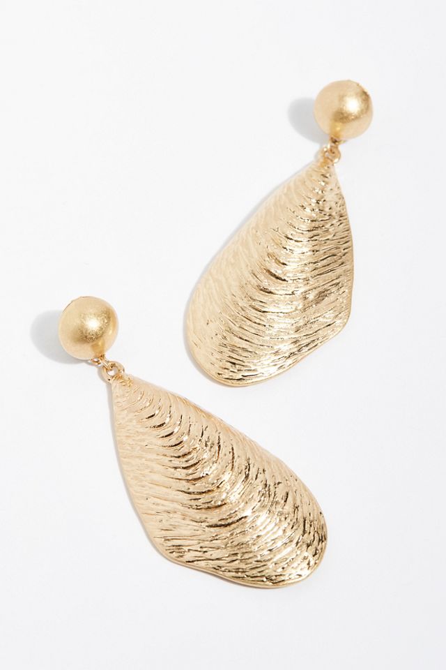 Oyster Shell Earrings #1