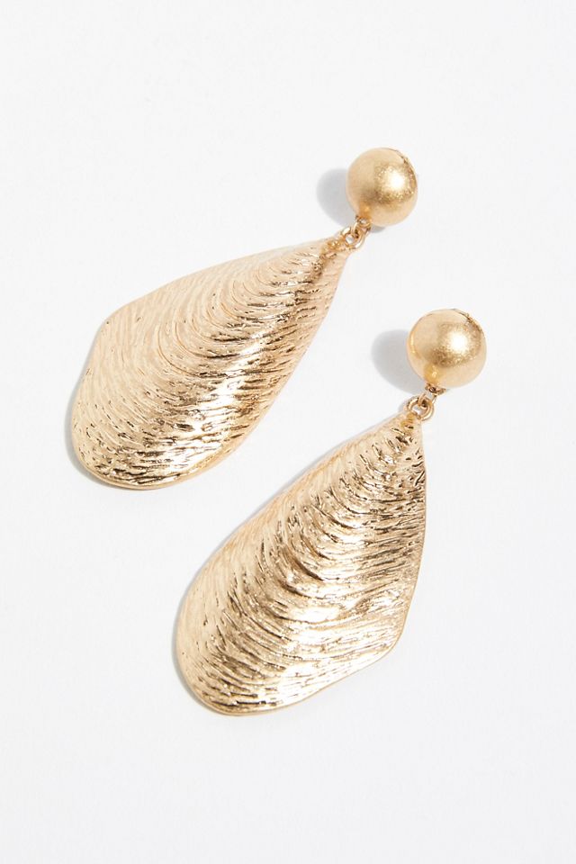 Oyster Shell Earrings #3