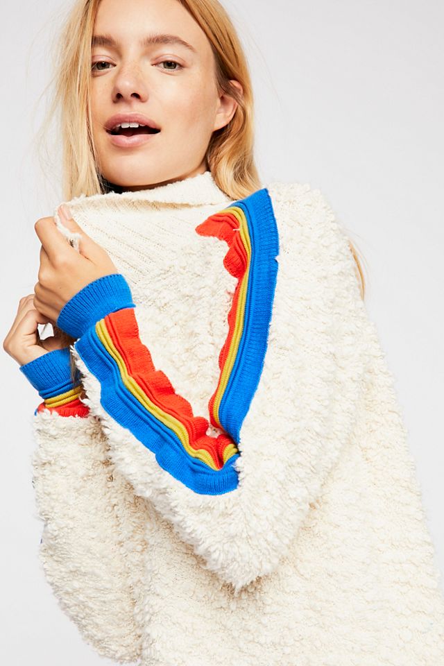 Marshmallow Striped Pullover  #2