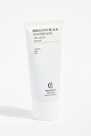 Terra & Co. Brilliant Black Travel Toothpaste | Free People