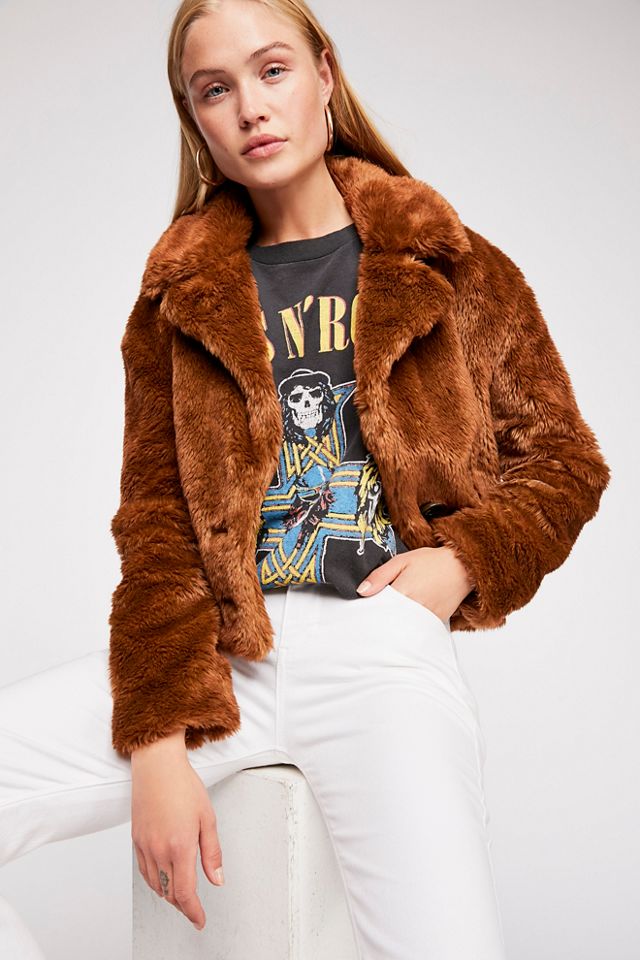 Mena Fur Coat | Free People