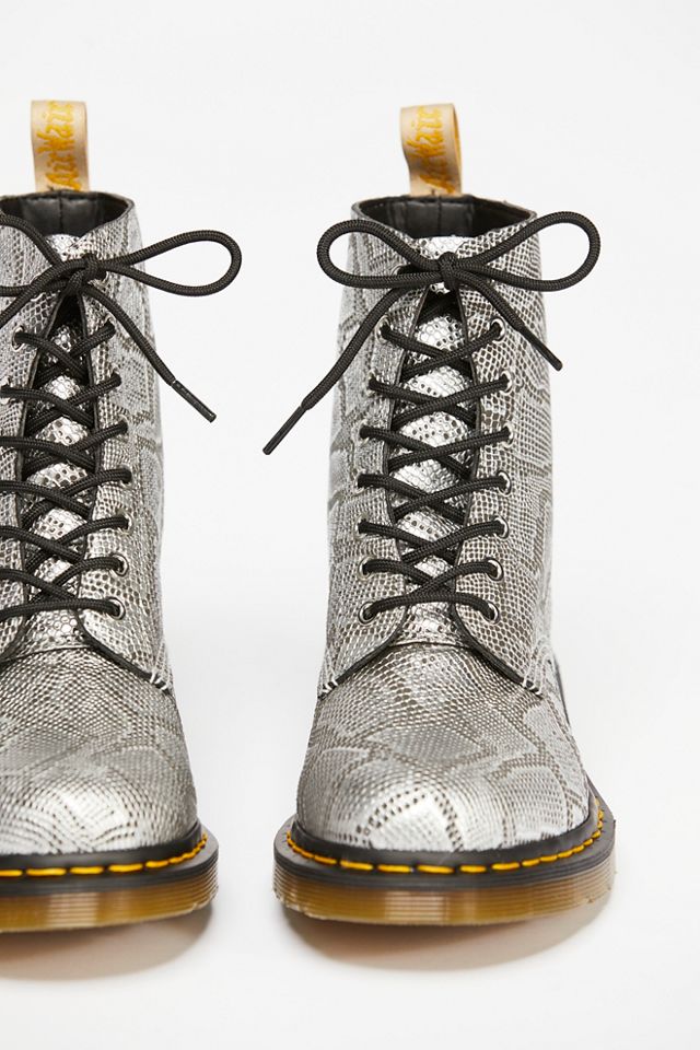Dr. Martens Pascal Silver Lace-Up Boots #2