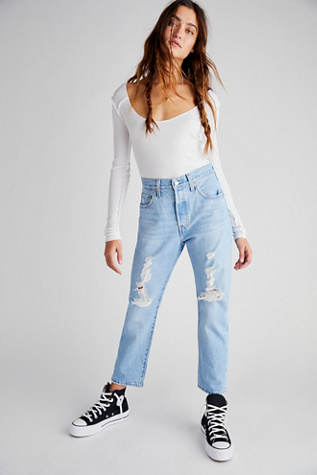 womens 501 cropped jeans