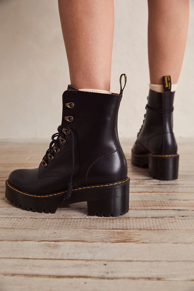 Dr. Martens Leona Platform Ankle Boots | Free People