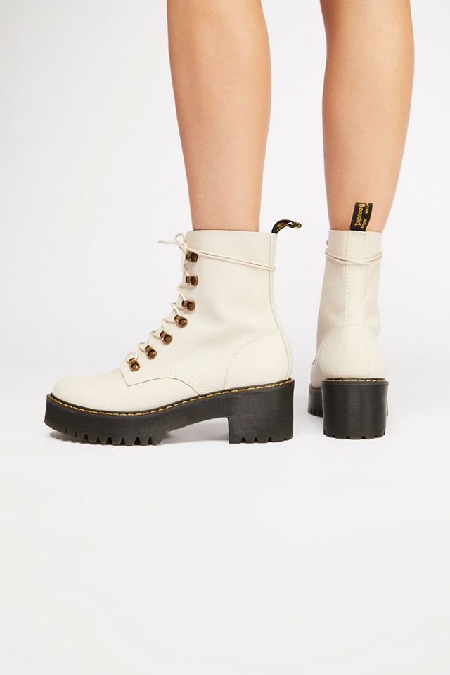 Dr martens hot sale leona white