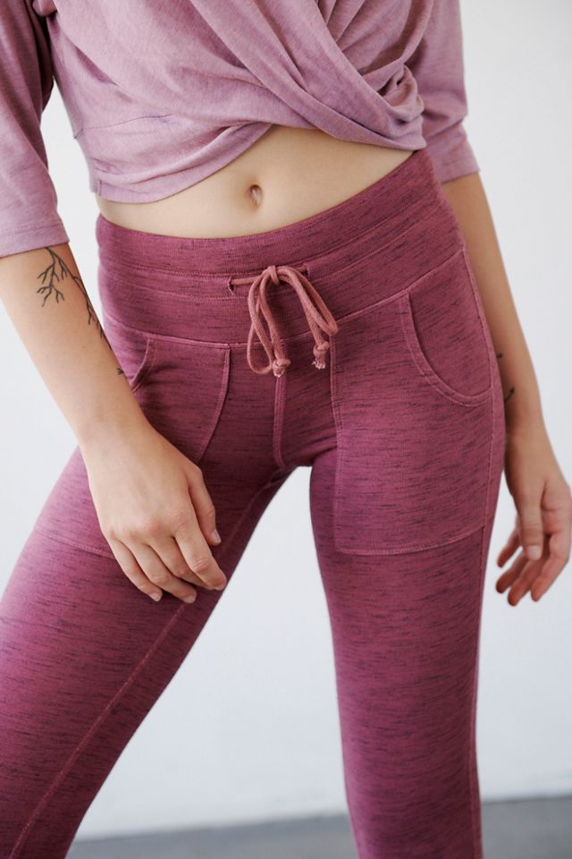 Free People Fp Movement Kyoto Leggings In Wine