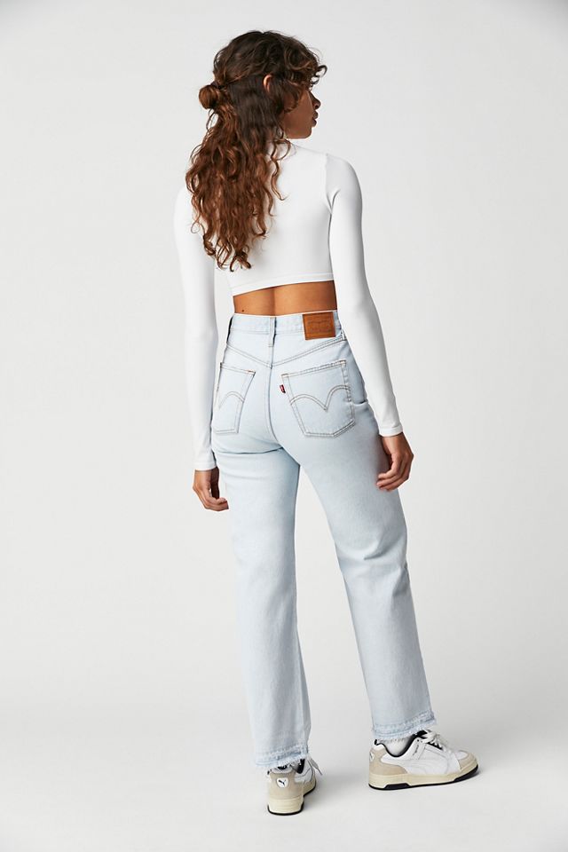 Levi's Ribcage Straight Ankle Jeans | Free People