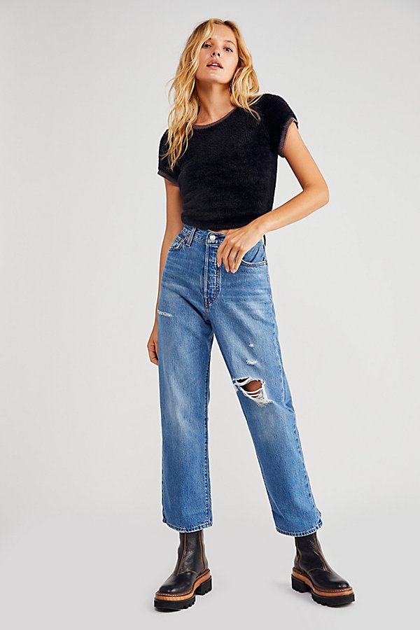 Levi's Ribcage Straight Ankle Jeans In Noe High