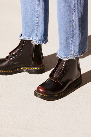 Dr martens 1460 on sale pascal front zip