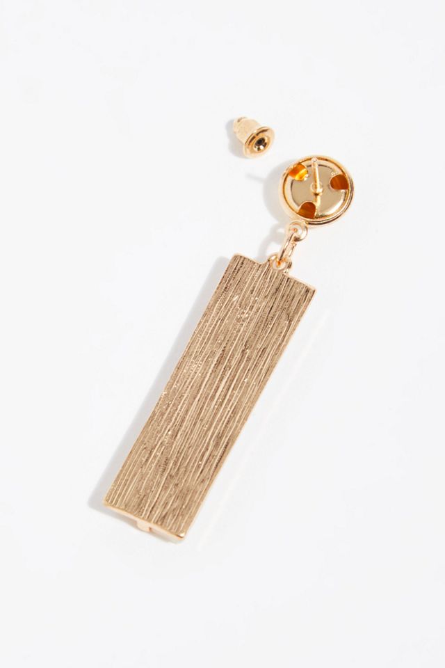 Resin Bar Single Earring #3