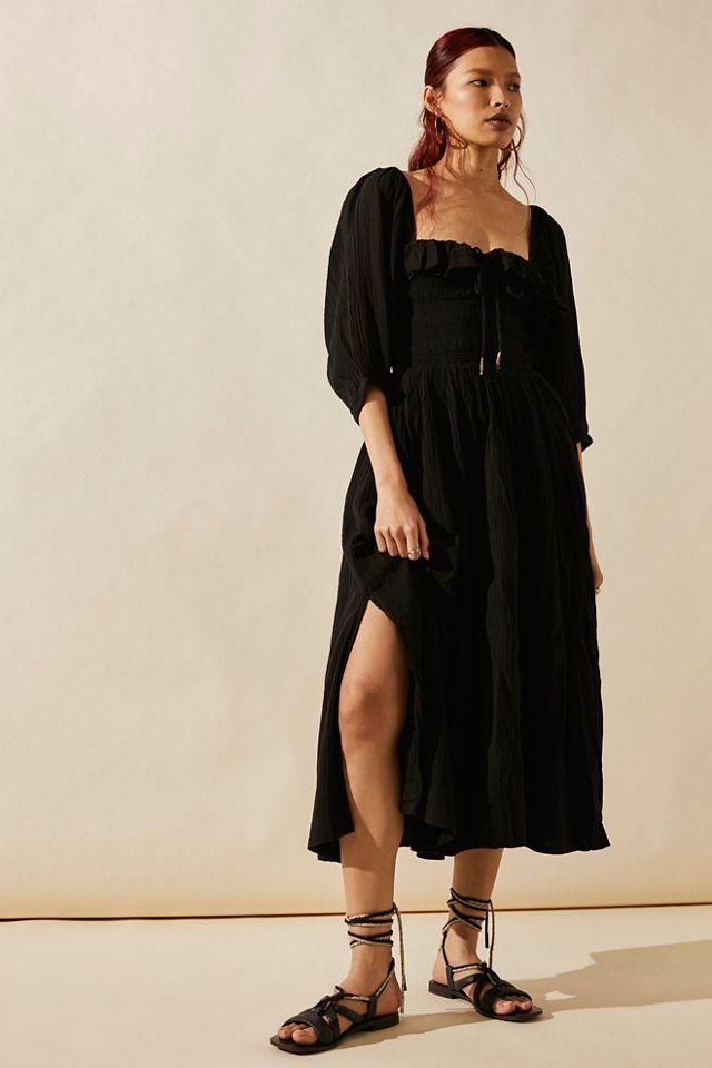 Free people store royce midi dress