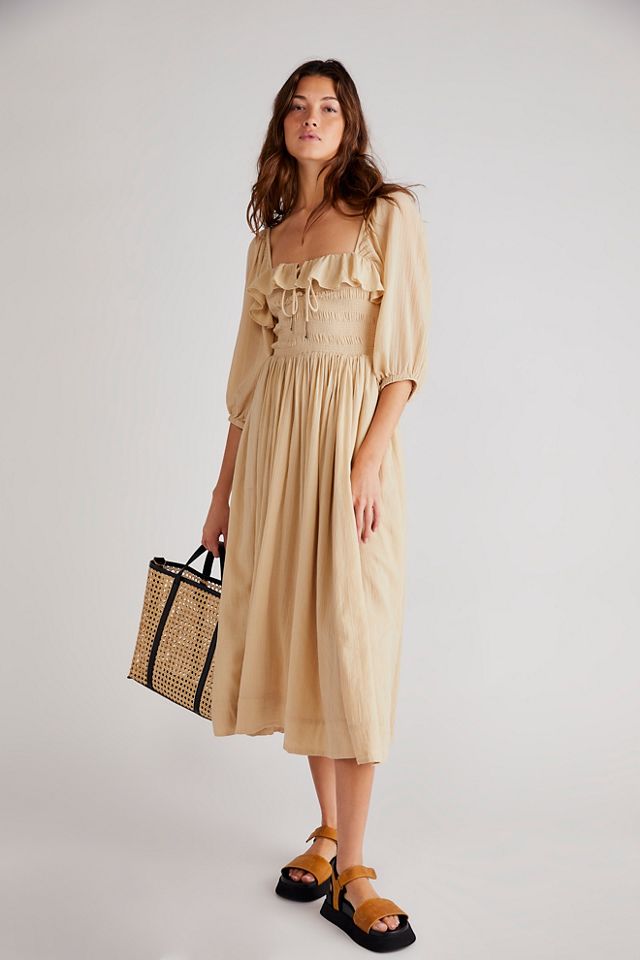 Oasis midi shop dress free people