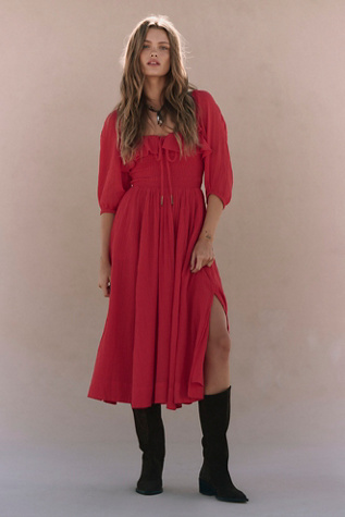 chinese dress ladies FREE PEOPLE Floral Mesh GIANNI Maxi Dress