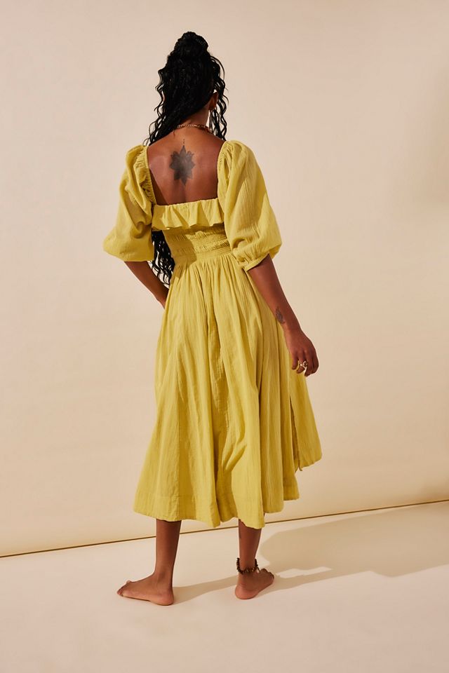 Prina Midi Dress by free-est at Free People in Pink, Size: S