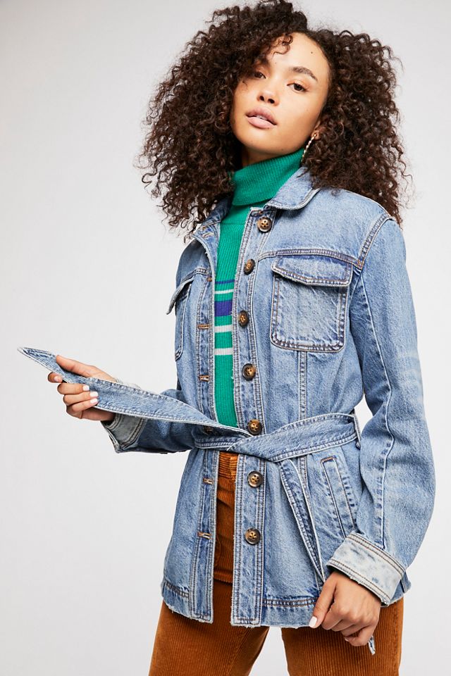 Free people denim cheap shirt jacket