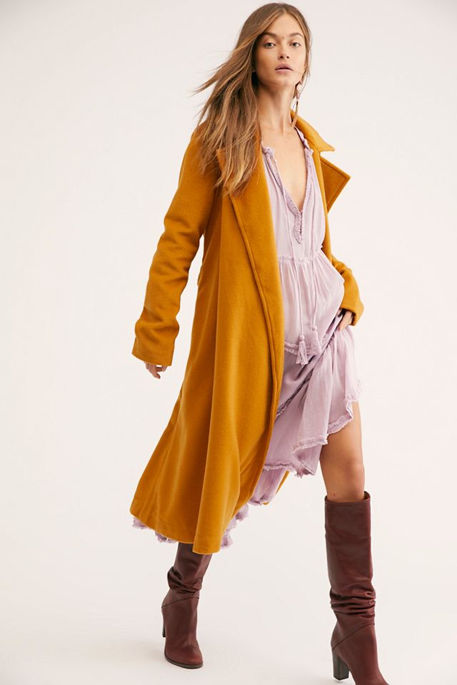 Free people store wool coat