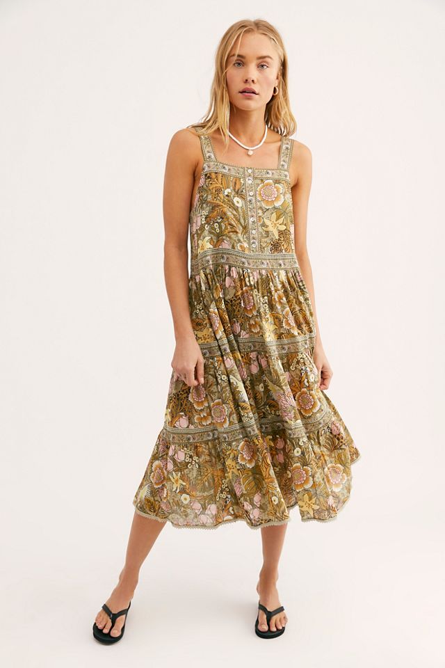 Spell jungle hotsell midi dress