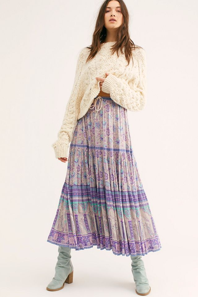 Poinciana Maxi Skirt #3