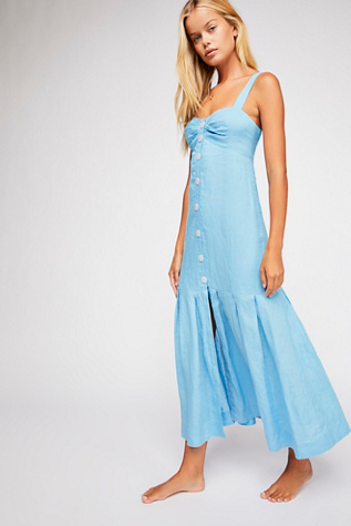 free people let's be friends midi dress Free People Let's Be Friends Gold Midi Dress