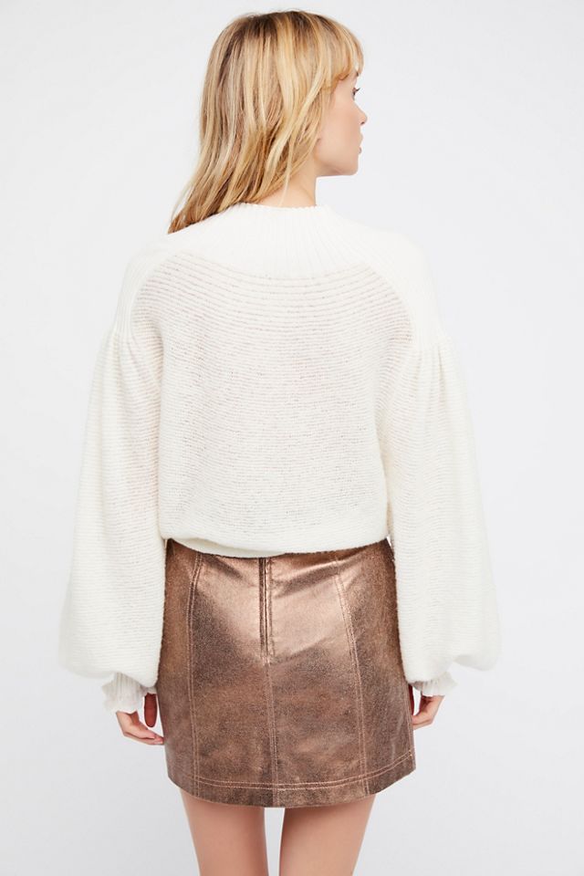 Modern Femme Vegan Metallic Mini Skirt #2