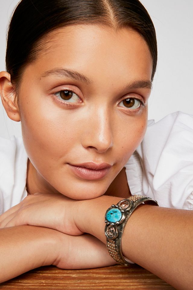 Turquoise Mesh Cuff #3