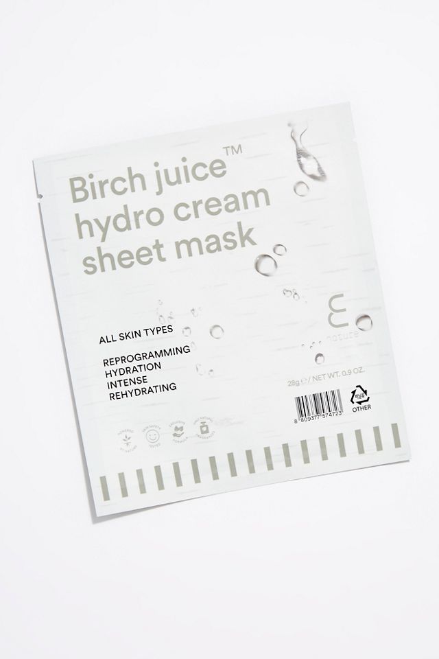 Tak for din hjælp Vuggeviser Bedøvelsesmiddel E Nature Birch Juice Hydro Cream Sheet Mask | Free People